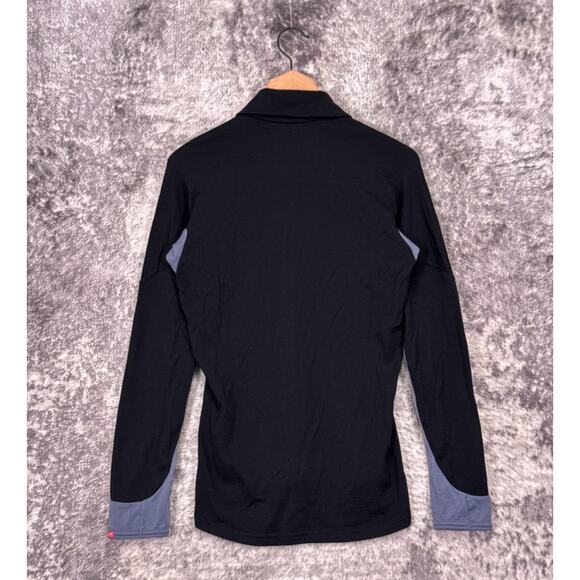Icebreaker Base Layer Large Womens Bodyfit 260 Pure Merino Wool 1/4 Zip - Picture 3 of 9